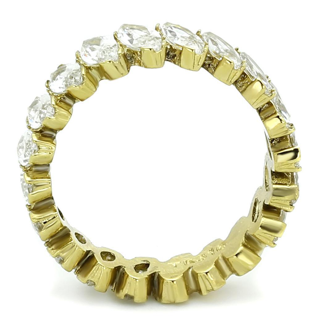 Anillo de Compromiso Boda y Matrimonio con Diamante Zirconia Para Mujeres Color Oro Huldah - Jewelry Store by Erik Rayo