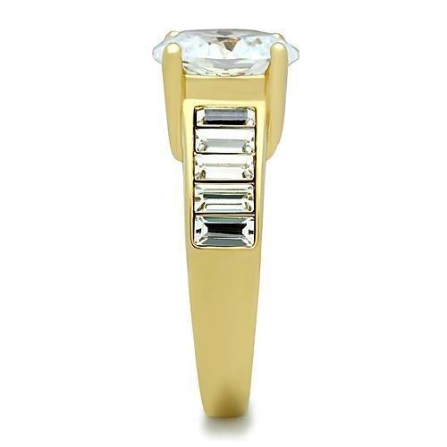 Anillo de Compromiso Boda y Matrimonio con Diamante Zirconia Para Mujeres Color Oro James - Jewelry Store by Erik Rayo