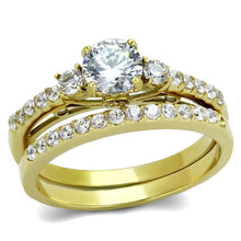 Load image into Gallery viewer, Anillo de Compromiso Boda y Matrimonio con Diamante Zirconia Para Mujeres Color Oro Reggio Bono - Jewelry Store by Erik Rayo

