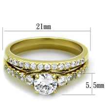 Load image into Gallery viewer, Anillo de Compromiso Boda y Matrimonio con Diamante Zirconia Para Mujeres Color Oro Reggio Bono - Jewelry Store by Erik Rayo
