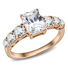 Load image into Gallery viewer, Anillo de Compromiso Boda y Matrimonio con Diamante Zirconia Para Mujeres Color Oro Rojo Ankara - Jewelry Store by Erik Rayo
