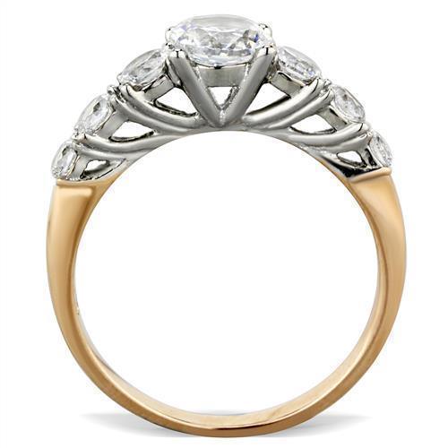 Anillo de Compromiso Boda y Matrimonio con Diamante Zirconia Para Mujeres Color Oro TK1794 - Jewelry Store by Erik Rayo