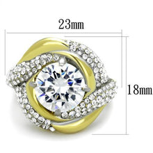Load image into Gallery viewer, Anillo de Compromiso Boda y Matrimonio con Diamante Zirconia Para Mujeres Color Oro TK1910 - Jewelry Store by Erik Rayo
