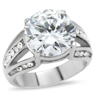 Anillo de Compromiso Boda y Matrimonio con Diamante Zirconia Para Mujeres Color Plata Calabria - Jewelry Store by Erik Rayo