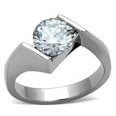 Anillo de Compromiso Boda y Matrimonio con Diamante Zirconia Para Mujeres Color Plata Daegu - Jewelry Store by Erik Rayo