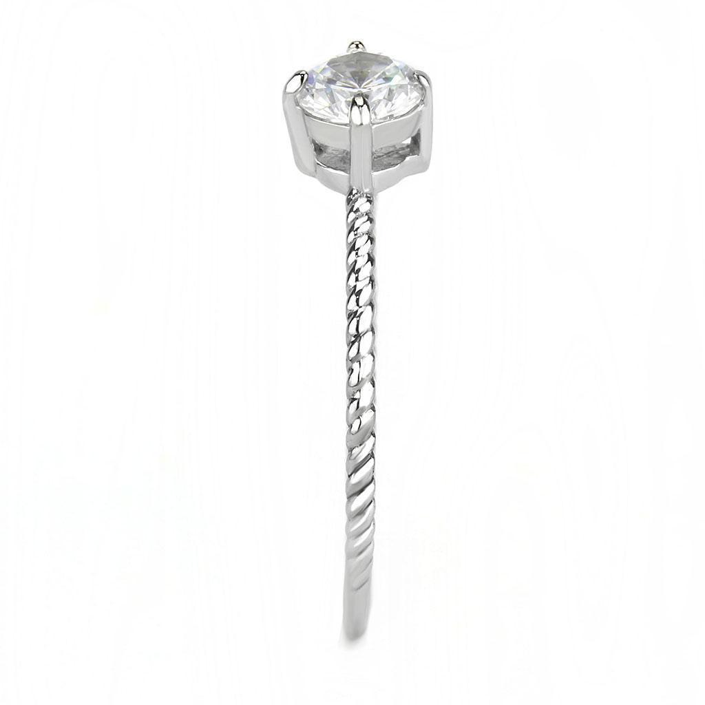 Anillo de Compromiso Boda y Matrimonio con Diamante Zirconia Para Mujeres Color Plata - Jewelry Store by Erik Rayo