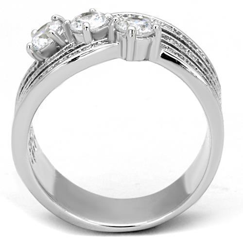Anillo de Compromiso Boda y Matrimonio con Diamante Zirconia Para Mujeres Color Plata Fortaleza - Jewelry Store by Erik Rayo