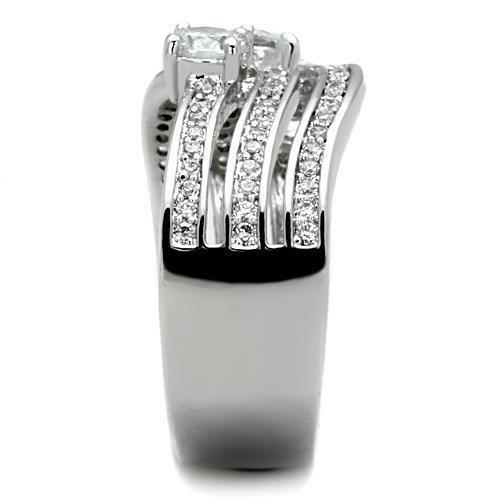 Anillo de Compromiso Boda y Matrimonio con Diamante Zirconia Para Mujeres Color Plata Fortaleza - Jewelry Store by Erik Rayo