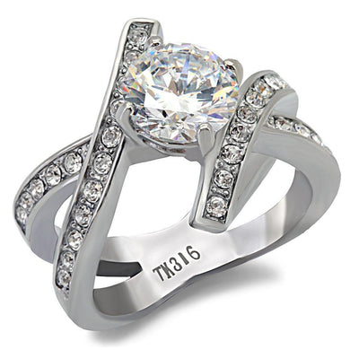 Anillo de Compromiso Boda y Matrimonio con Diamante Zirconia Para Mujeres Color Plata Foshan - Jewelry Store by Erik Rayo