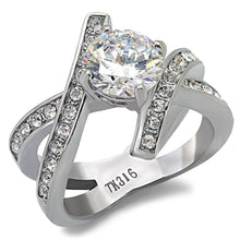 Load image into Gallery viewer, Anillo de Compromiso Boda y Matrimonio con Diamante Zirconia Para Mujeres Color Plata Foshan - Jewelry Store by Erik Rayo

