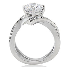 Load image into Gallery viewer, Anillo de Compromiso Boda y Matrimonio con Diamante Zirconia Para Mujeres Color Plata Foshan - Jewelry Store by Erik Rayo
