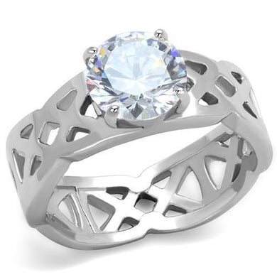 Anillo de Compromiso Boda y Matrimonio con Diamante Zirconia Para Mujeres Color Plata Istanbul - Jewelry Store by Erik Rayo
