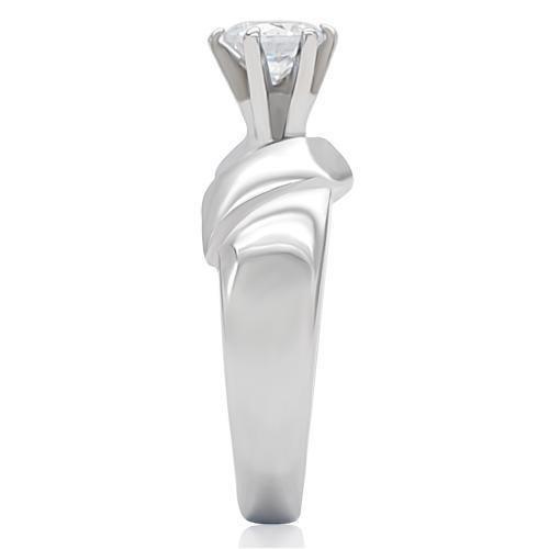Anillo de Compromiso Boda y Matrimonio con Diamante Zirconia Para Mujeres Color Plata Kano - Jewelry Store by Erik Rayo