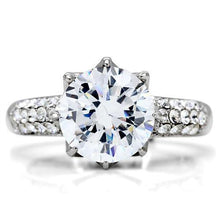 Load image into Gallery viewer, Anillo de Compromiso Boda y Matrimonio con Diamante Zirconia Para Mujeres Color Plata La Paz - Jewelry Store by Erik Rayo
