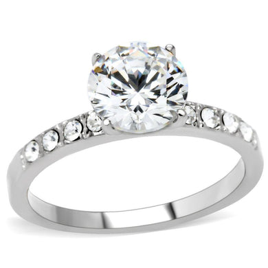 Anillo de Compromiso Boda y Matrimonio con Diamante Zirconia Para Mujeres Color Plata Lagos - Jewelry Store by Erik Rayo