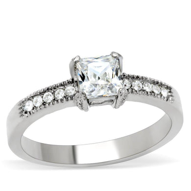 Anillo de Compromiso Boda y Matrimonio con Diamante Zirconia Para Mujeres Color Plata Lahore - Jewelry Store by Erik Rayo
