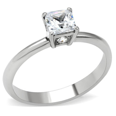 Anillo de Compromiso Boda y Matrimonio con Diamante Zirconia Para Mujeres Color Plata Lusaka - Jewelry Store by Erik Rayo