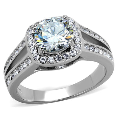 Anillo de Compromiso Boda y Matrimonio con Diamante Zirconia Para Mujeres Color Plata Medina - Jewelry Store by Erik Rayo