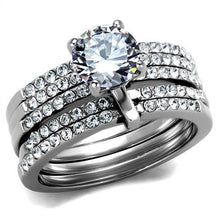 Load image into Gallery viewer, Anillo de Compromiso Boda y Matrimonio con Diamante Zirconia Para Mujeres Color Plata Munich - Jewelry Store by Erik Rayo
