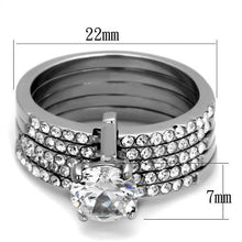 Load image into Gallery viewer, Anillo de Compromiso Boda y Matrimonio con Diamante Zirconia Para Mujeres Color Plata Munich - Jewelry Store by Erik Rayo

