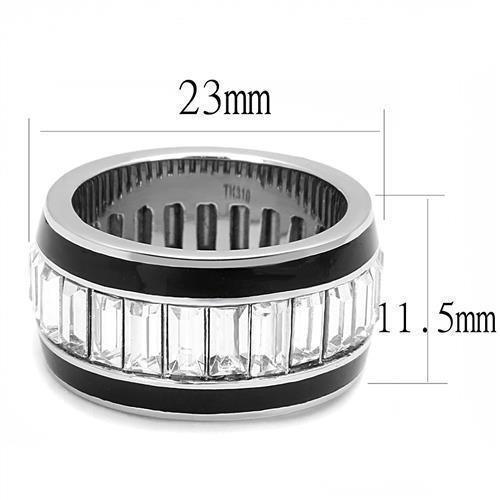 Anillo de Compromiso Boda y Matrimonio con Diamante Zirconia Para Mujeres Color Plata Piedmont - Jewelry Store by Erik Rayo