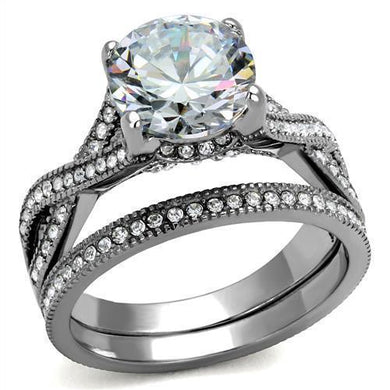 Anillo de Compromiso Boda y Matrimonio con Diamante Zirconia Para Mujeres Color Plata Rosario - Jewelry Store by Erik Rayo