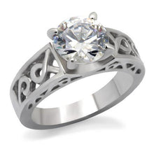 Load image into Gallery viewer, Anillo de Compromiso Boda y Matrimonio con Diamante Zirconia Para Mujeres Color Plata TK069 - Jewelry Store by Erik Rayo
