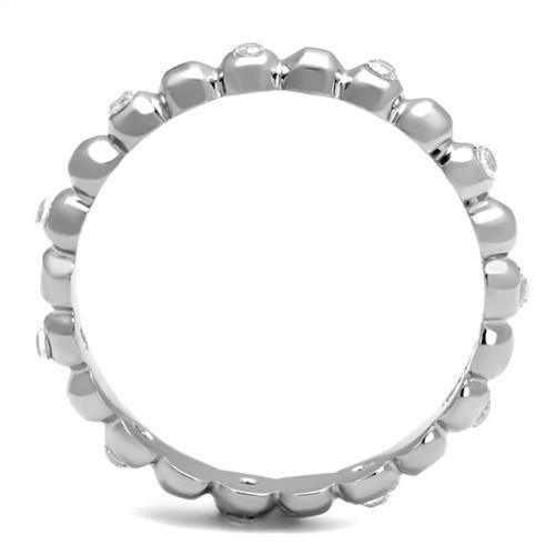 Anillo de Compromiso Boda y Matrimonio con Diamante Zirconia Para Mujeres Color Plata UFA - Jewelry Store by Erik Rayo