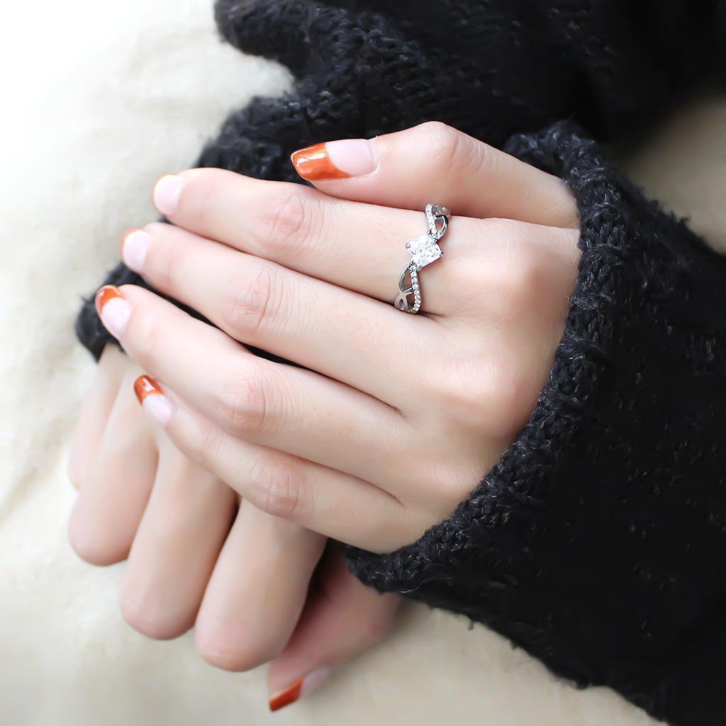 Anillo de Compromiso Boda y Matrimonio con Diamante Zirconia Para Mujeres Corte Princesa - Jewelry Store by Erik Rayo