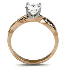 Load image into Gallery viewer, Anillo de Compromiso Boda y Matrimonio con Diamante Zirconia Para Mujeres Dos Tonos TK1163 - Jewelry Store by Erik Rayo
