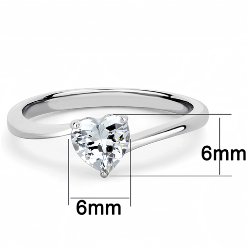 Anillo de Compromiso Boda y Matrimonio con Diamante Zirconia Para Mujeres Evy - Jewelry Store by Erik Rayo