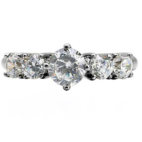 Anillo de Compromiso Boda y Matrimonio con Diamante Zirconia Para Mujeres TK003 - Jewelry Store by Erik Rayo