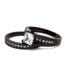 Load image into Gallery viewer, Anillos Para Mujer Color Cafe de 316L Acero Inoxidable con Diamante Zirconia Cubica Abruzzi - Jewelry Store by Erik Rayo
