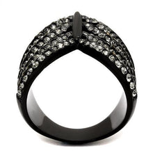 Load image into Gallery viewer, Anillos Para Mujer Color Negro de 316L Acero Inoxidable con Piedra Crystal Diamante Negro Delilah - Jewelry Store by Erik Rayo
