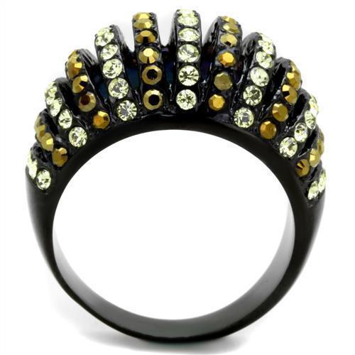 Anillos Para Mujer Color Negro de 316L Acero Inoxidable con Piedra Crystal en Multicolor Arezzo - Jewelry Store by Erik Rayo