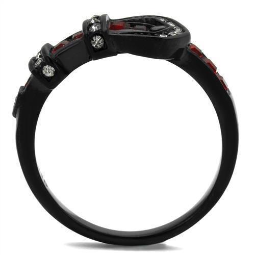 Anillos Para Mujer Color Negro de 316L Acero Inoxidable con Piedra Crystal en Multicolor Palermo - Jewelry Store by Erik Rayo