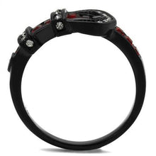 Load image into Gallery viewer, Anillos Para Mujer Color Negro de 316L Acero Inoxidable con Piedra Crystal en Multicolor Palermo - Jewelry Store by Erik Rayo

