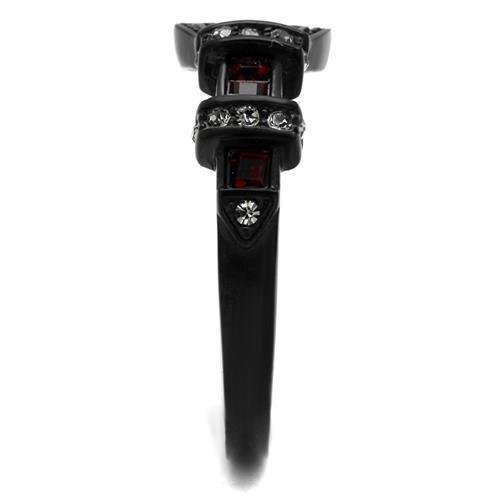 Anillos Para Mujer Color Negro de 316L Acero Inoxidable con Piedra Crystal en Multicolor Palermo - Jewelry Store by Erik Rayo