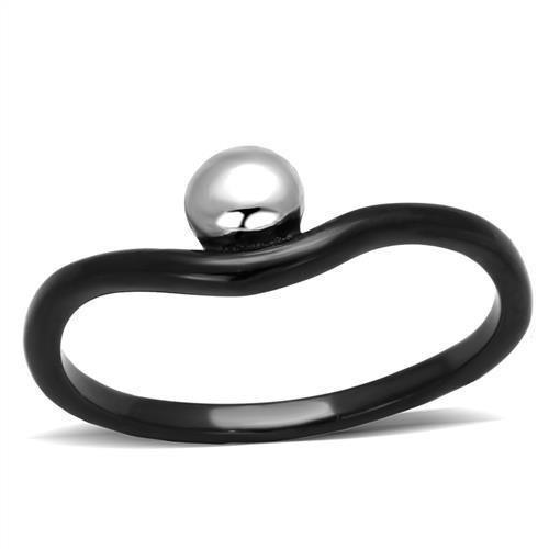 Anillos Para Mujer Color Negro de 316L Acero Inoxidable Sin Piedra Mestre - Jewelry Store by Erik Rayo