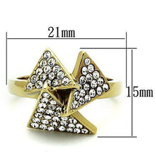 Load image into Gallery viewer, Anillos Para Mujer Color Oro de 316L Acero Inoxidable con Diamante Zirconia Cubica Asenath - Jewelry Store by Erik Rayo
