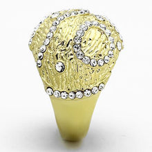 Load image into Gallery viewer, Anillos Para Mujer Color Oro de 316L Acero Inoxidable con Diamante Zirconia Cubica Baara - Jewelry Store by Erik Rayo
