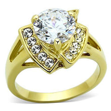 Load image into Gallery viewer, Anillos Para Mujer Color Oro de 316L Acero Inoxidable con Diamante Zirconia Cubica Basemath - Jewelry Store by Erik Rayo
