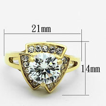 Load image into Gallery viewer, Anillos Para Mujer Color Oro de 316L Acero Inoxidable con Diamante Zirconia Cubica Basemath - Jewelry Store by Erik Rayo
