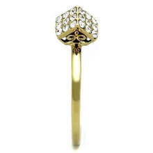 Load image into Gallery viewer, Anillos Para Mujer Color Oro de 316L Acero Inoxidable con Diamante Zirconia Cubica Delilah - Jewelry Store by Erik Rayo
