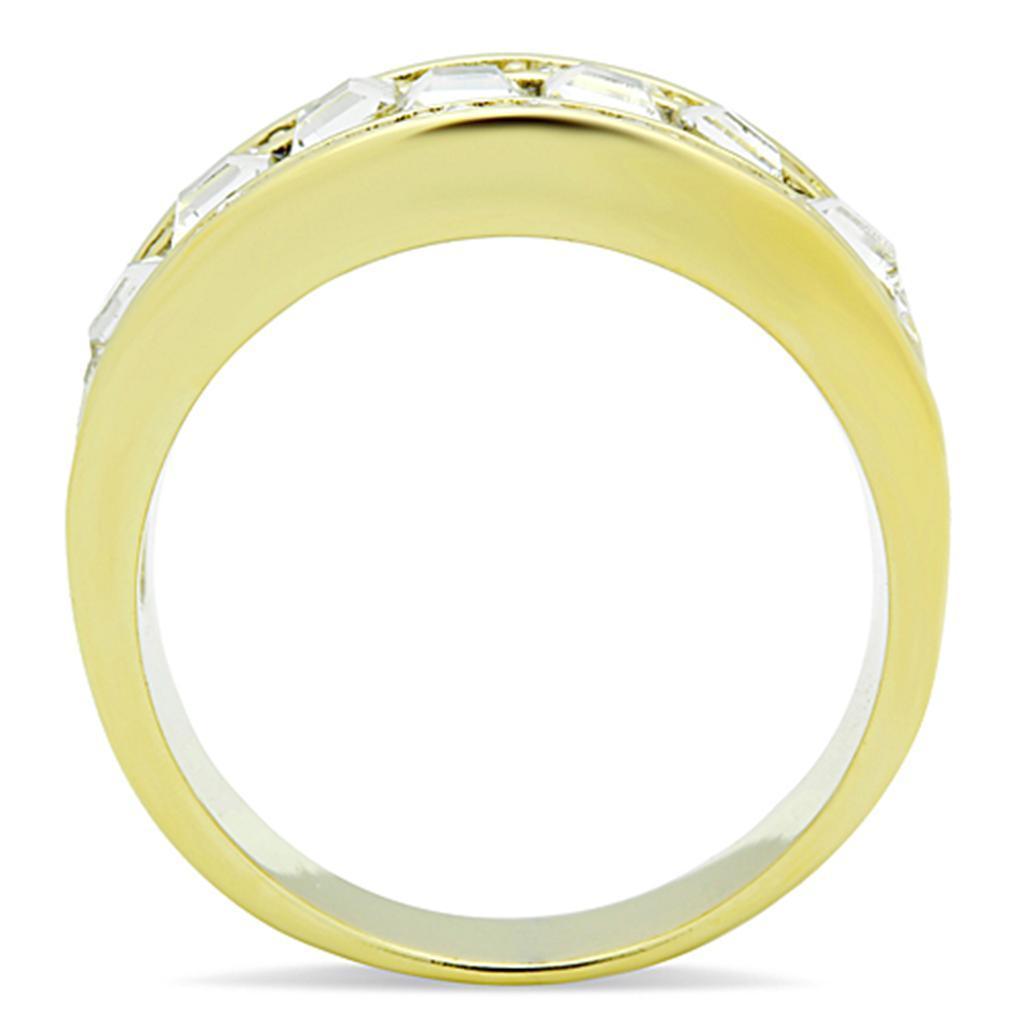 Anillos Para Mujer Color Oro de 316L Acero Inoxidable con Diamante Zirconia Cubica Eden - Jewelry Store by Erik Rayo