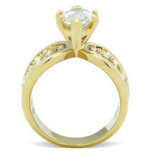 Load image into Gallery viewer, Anillos Para Mujer Color Oro de 316L Acero Inoxidable con Diamante Zirconia Cubica Elijah - Jewelry Store by Erik Rayo
