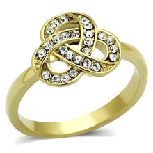 Load image into Gallery viewer, Anillos Para Mujer Color Oro de 316L Acero Inoxidable con Diamante Zirconia Cubica Joanna - Jewelry Store by Erik Rayo
