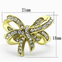 Load image into Gallery viewer, Anillos Para Mujer Color Oro de 316L Acero Inoxidable con Diamante Zirconia Cubica Junia - Jewelry Store by Erik Rayo
