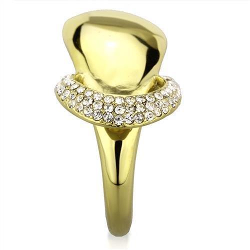 Anillos Para Mujer Color Oro de 316L Acero Inoxidable con Diamante Zirconia Cubica Reuben - Jewelry Store by Erik Rayo