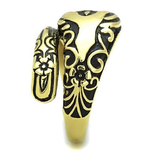 Anillos Para Mujer Color Oro de 316L Acero Inoxidable con Epoxi en Jet Josiah - Jewelry Store by Erik Rayo